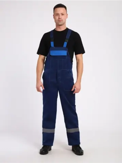 Полукомбинезон рабочий Мастер синий