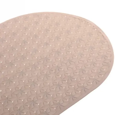 Коврик в ванну Селфи 68х38 ПВХ Элегия бежевый