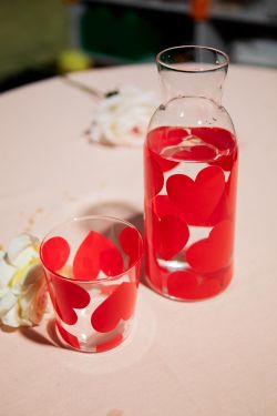Набор из кувшина и стакана Love, 2 шт.