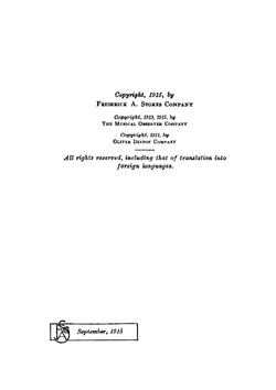 Piano mastery. Talks with master pianists and teachers, and an account of a von Bülow class, hints on interpretation, by two American teachers (Dr. . H. Sherwood) and a summary by the author | Harriette Brower