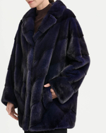 Шуба из меха норки