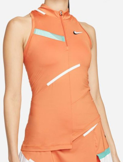 Женский топ теннисный Nike Dri-Fit Slam Tank W - Оранжевый