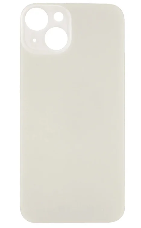 Задняя крышка для iPhone 14 Plus (White) с большим вырезом под камеру