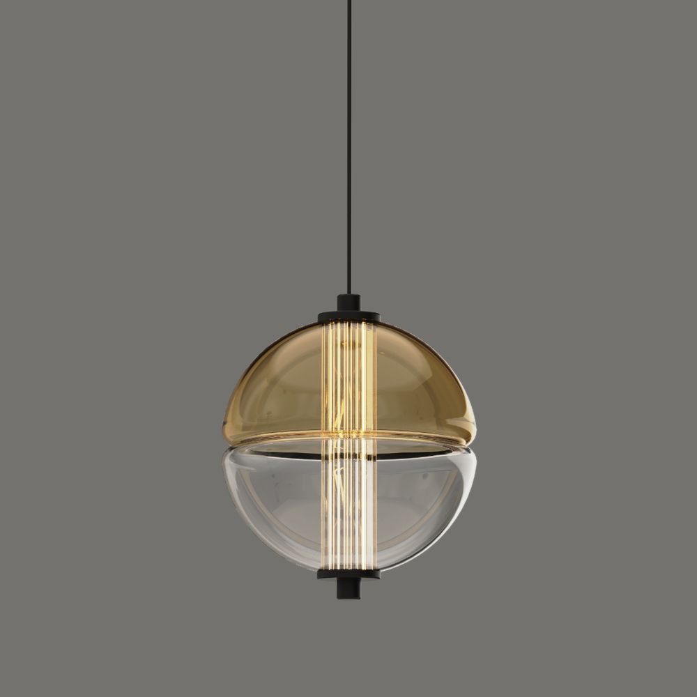 Подвесной светильник MD24022079-1A black/amber