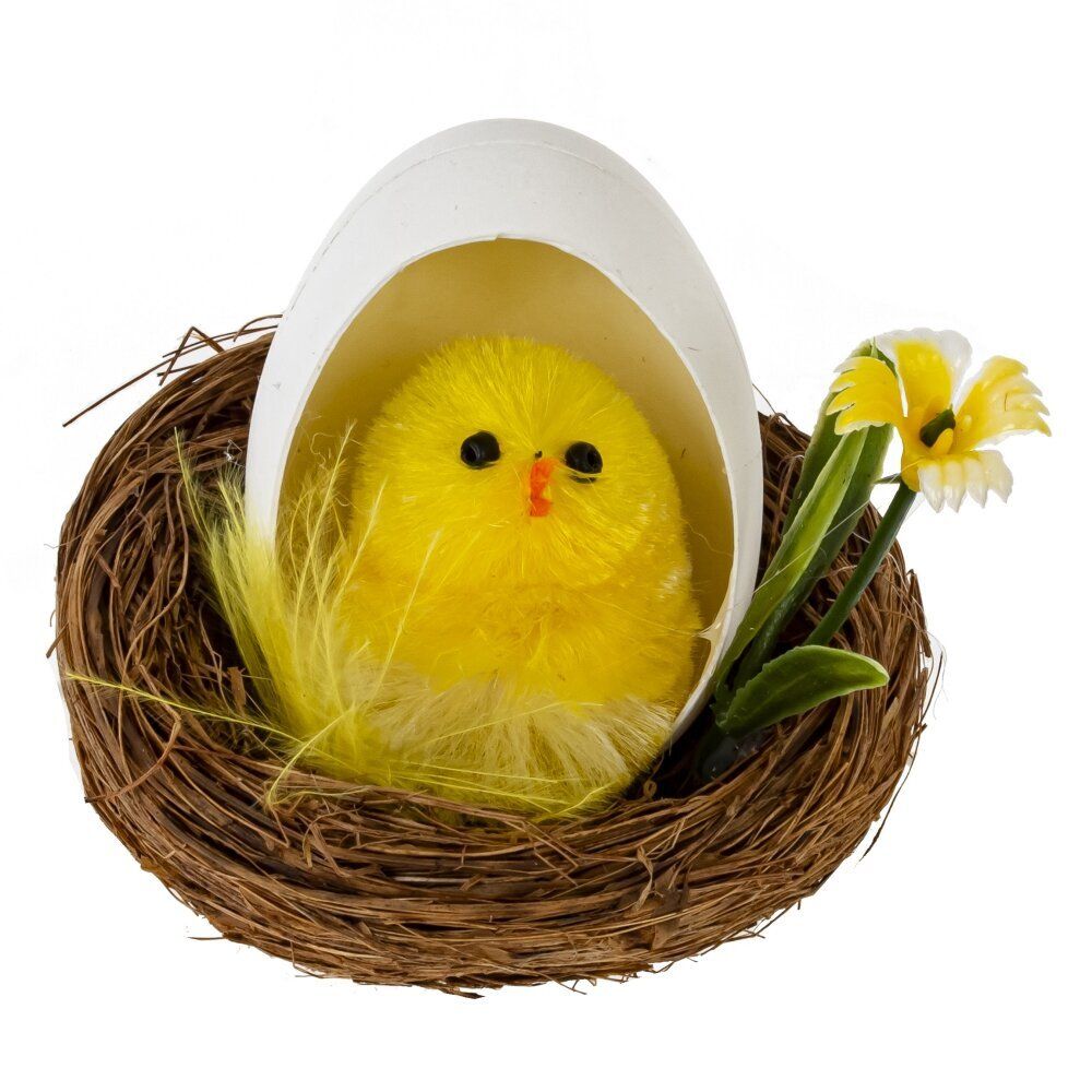 GAEM Набор из 2-х изделий декоративных "Гнездо пасхальное" (5,5*5), L11 W6 H6 см