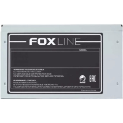 Блок питания Блок питания Foxline FZ500R 500W, ATX, NOPFC, 120FAN, 2xSATA, 2xPATA, 1xFDD, 24+4