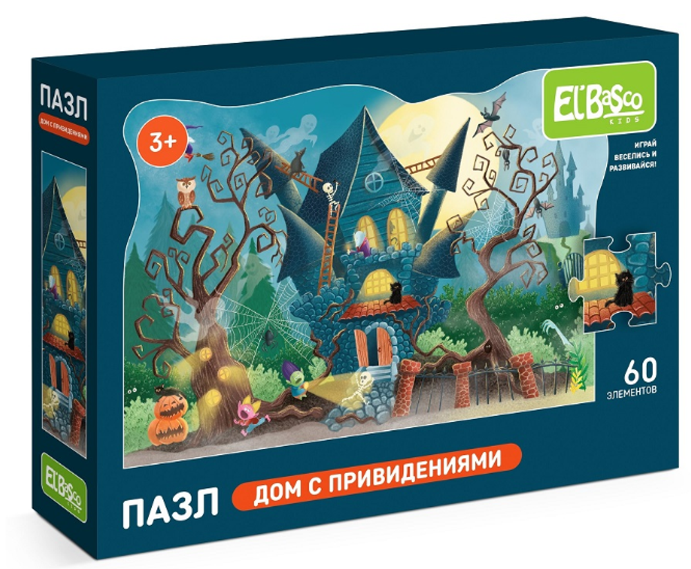 Пазл 60эл. "Дом с привидениями" (El`BascoKids)