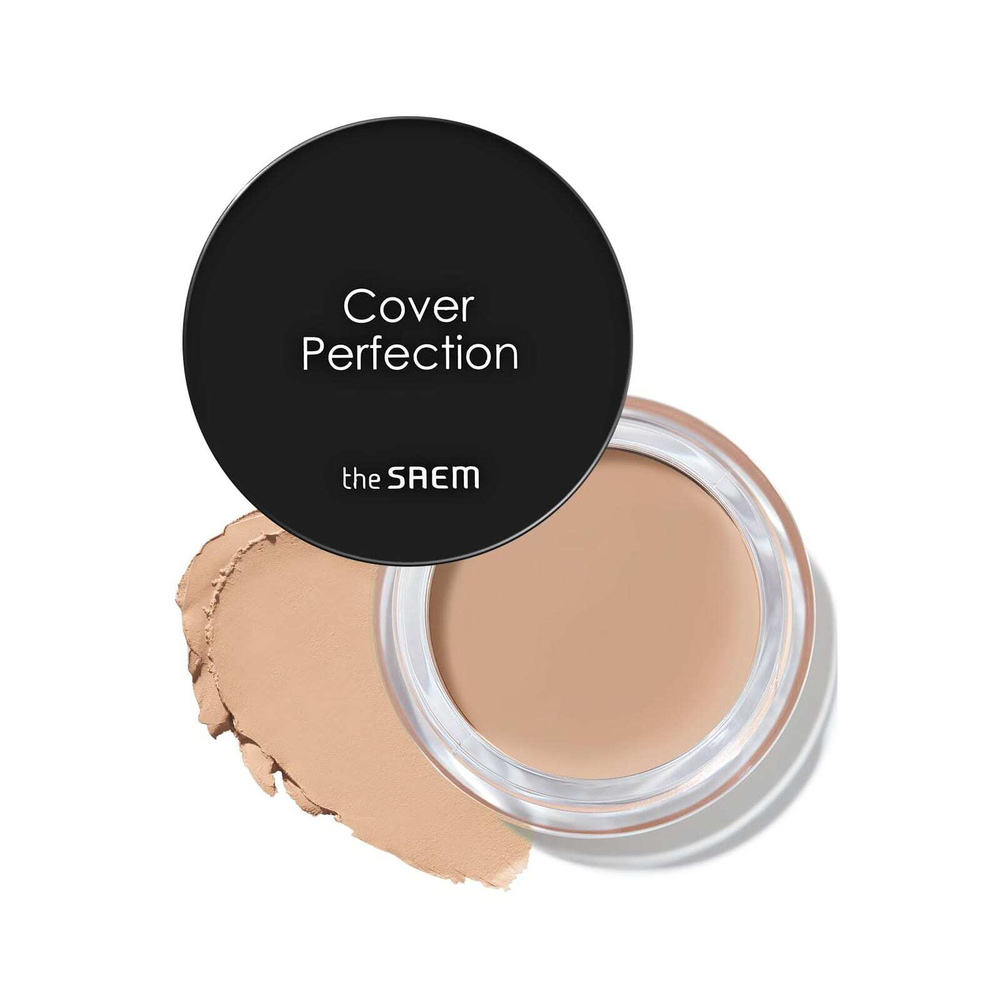 The Saem, Cover Perfection, консилер для волос, 02 насыщенный бежевый, 0,14 унции