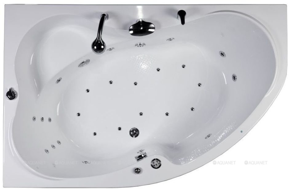 Акриловая ванна Aquanet (Акванет) Capri 160x100 L с каркасом