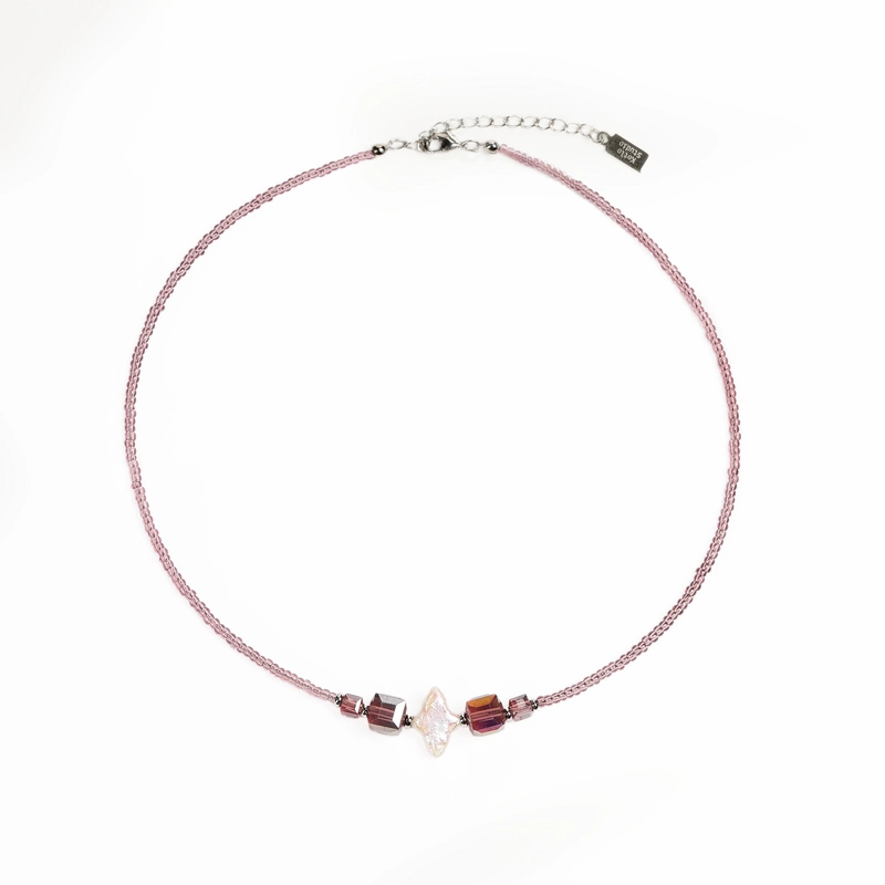 Колье Счастливый билет (серебристый)