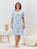 Ночная сорочка Узор-1 Виотекс ГОЛУБОЙ