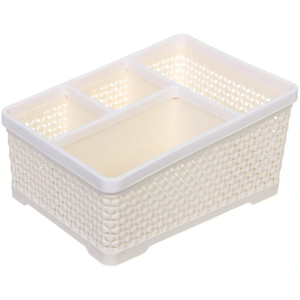 Сушилка для столовых приборов «Ферагамо», цвет молочный, 20*9.5*14.5см