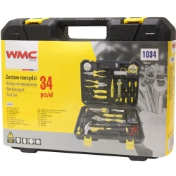 Набор инструментов 34пр, для электрика WMC TOOLS WMC-1034