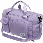 Сумка спортивная «City-sport», водонепроницаемый отдел + 2 кармана + отдел под обувь, цвет сиреневый, 49*21*29см