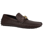 LOUIS VUITTON Hockenheim Gommino Loafers Men"s Brown