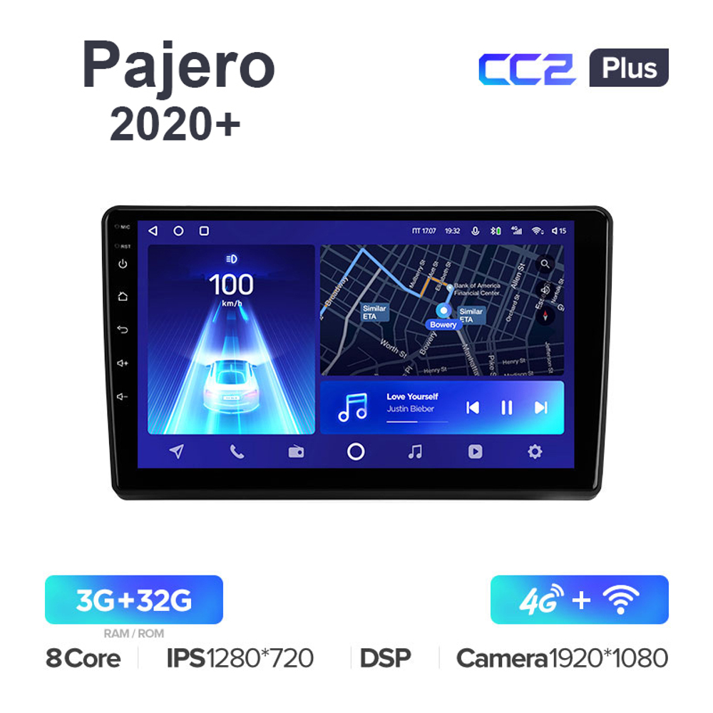Teyes CC2 Plus 10,2"для Mitsubishi Pajero 2020+