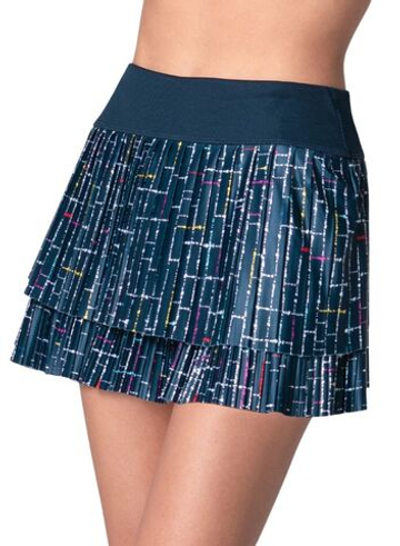 Теннисная юбка Lucky in Love Lovin' Boucle Pleated - midnight