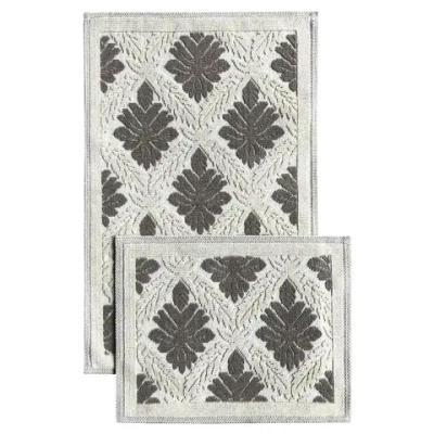 Комплект из 2 ковриков Pamuklu (хлопок), 60(60х50), 1242 кремовый-бежевый