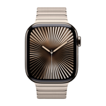 Умные часы Apple Watch Series 10 GPS + Cellular, 42mm, Natural Titanium Case with Link Bracelet, Natural