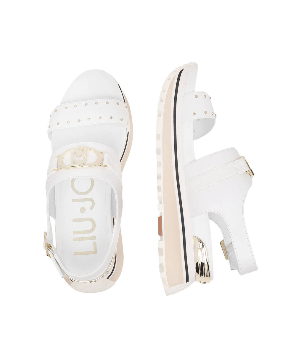 Кожаные босоножки maxi wonder Liu Jo - белый(BA4107 P0102)