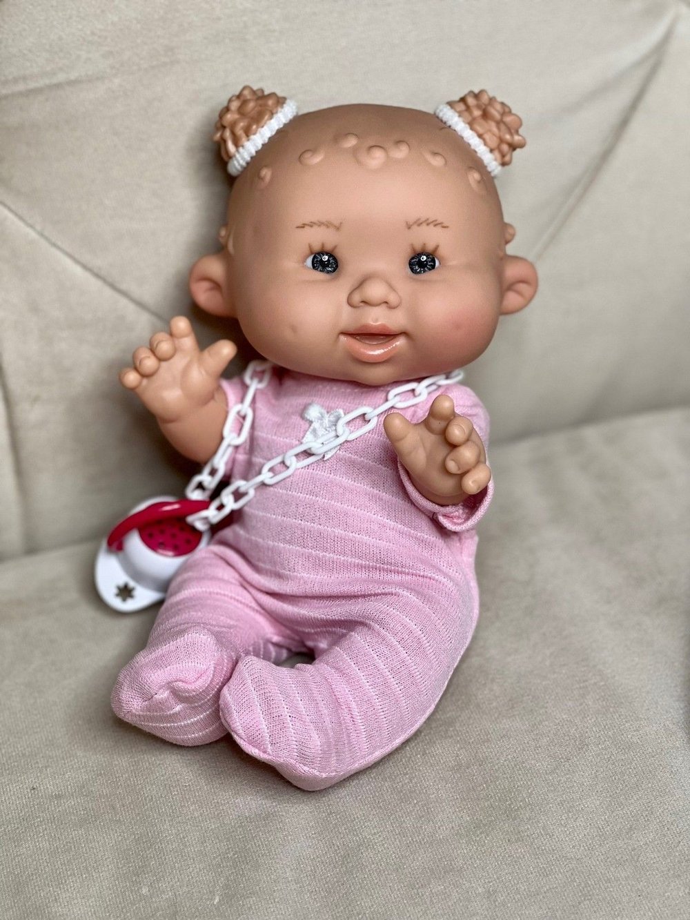Пупс Marina and Pau 26 cм Nenote c звуковой соской (M984A)