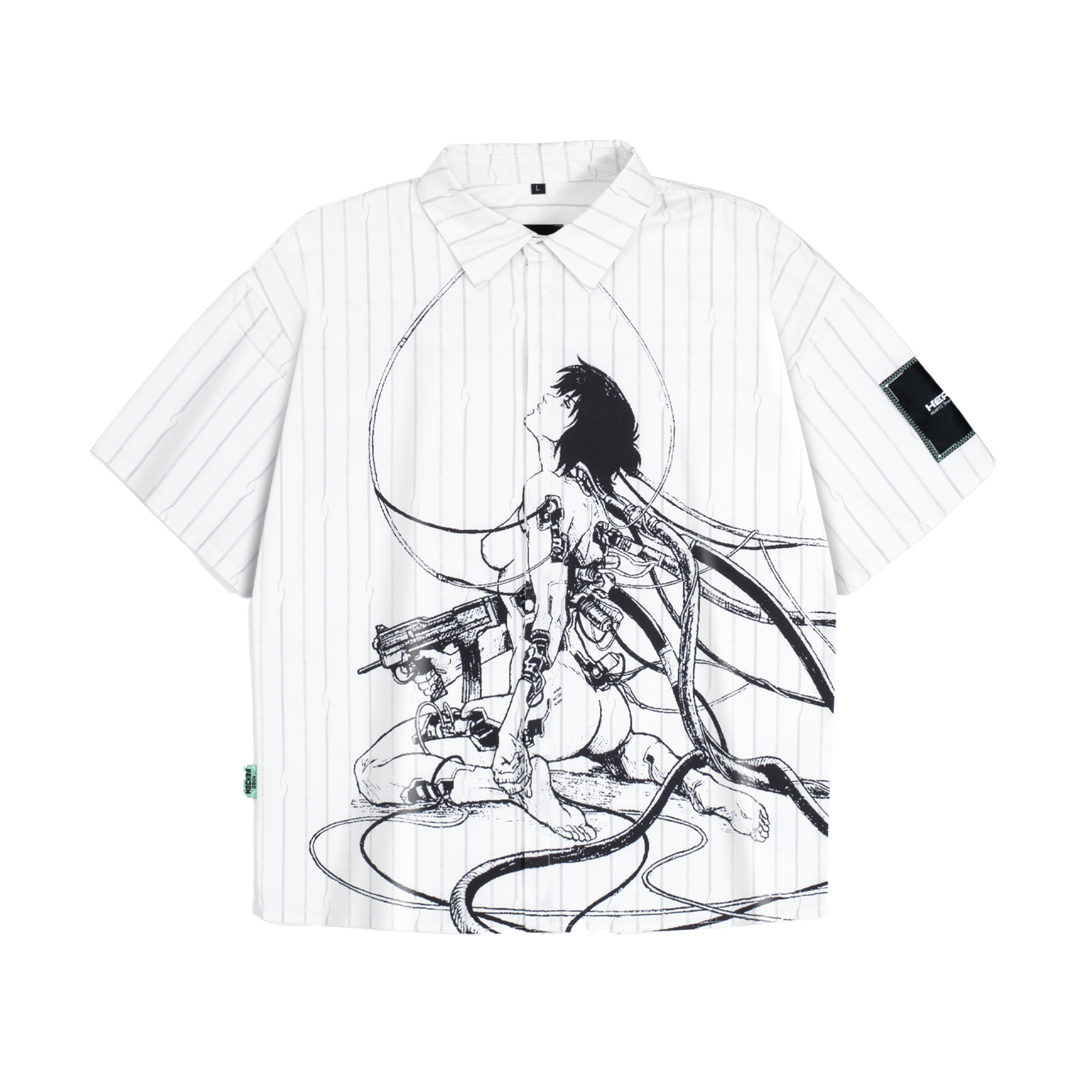 «2029» GITS Striped Shirt