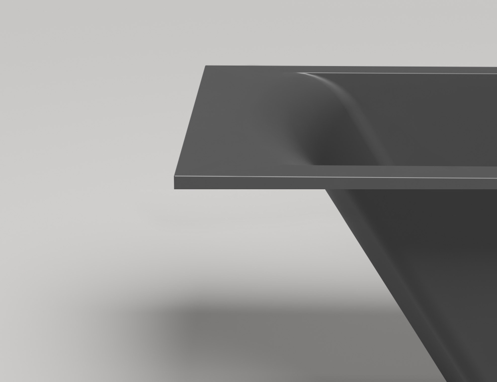 CASCATA 170x75 покраска по RAL полностью
