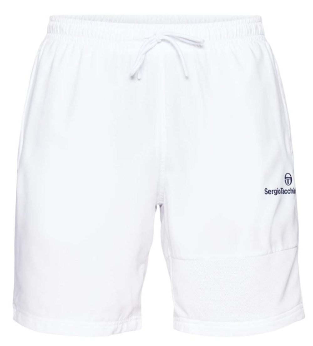 Мужские теннисные шорты Sergio Tacchini Specchio Bermuda Shorts - белый