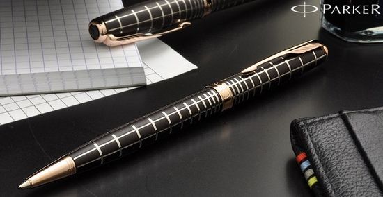 Шариковая ручка Parker Sonnet K531 PREMIUM Masculine, цвет: Brown PGT, стержень: Mblack, 1859485