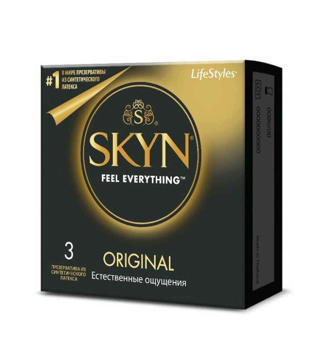 Презервативы из синтетического латекса SKYN Original классические №3