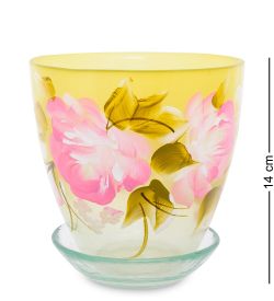 VZ-905 Кашпо «Цветы» мал.