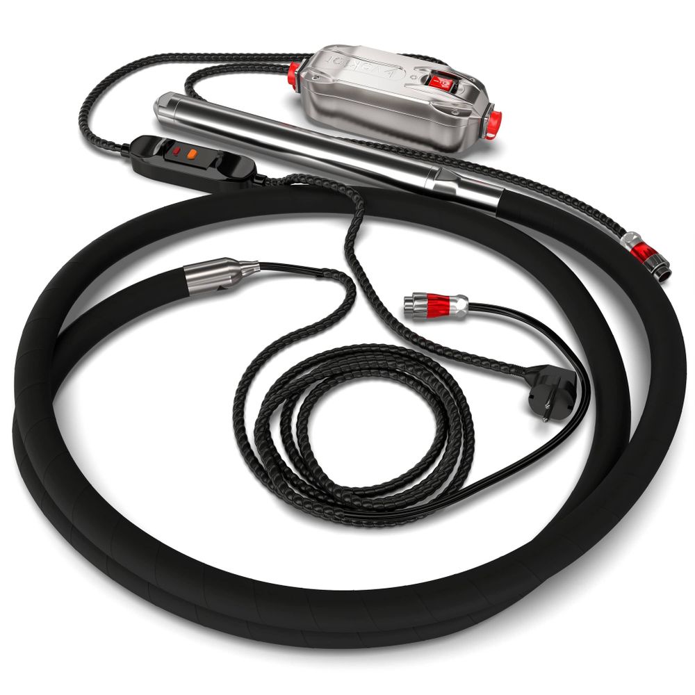 Глубинный вибратор Vektor EL 50 М высокочастотный - [220V / 50 мм]