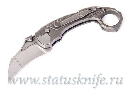 Нож Hoback Tactical Toucan Karambit Керамбит CPM-20CV Titanium