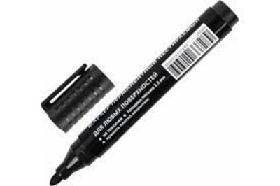 Маркер перманентный черный 3,5мм
