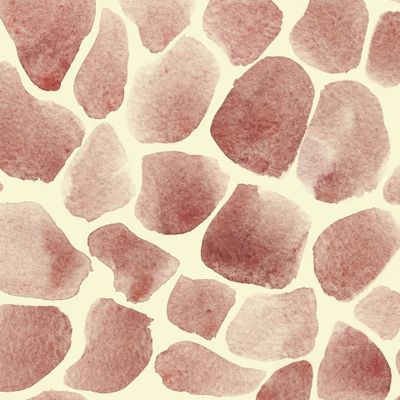 жираф в акварели