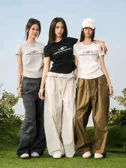 Женская футболка HARSHandCRUEL WMNS "Foam Logo" Crop Tee