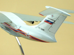 Модель самолета Ил-76ТД (М1:100, МЧС России, RA-76845, Михаил Водопьянов)