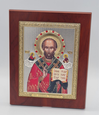 Икона подар. RS 4 KZG-9 Николай Чудотворец писан (КовБ) 10669599