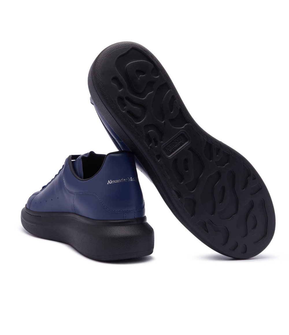 Кожаные кроссовки Alexander McQueen - темно-синий(727388 WIEE0)