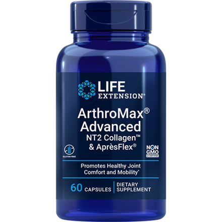 ArthroMax® Advanced with NT2 Collagen™ & AprèsFlex® 60 капсул Life Extension