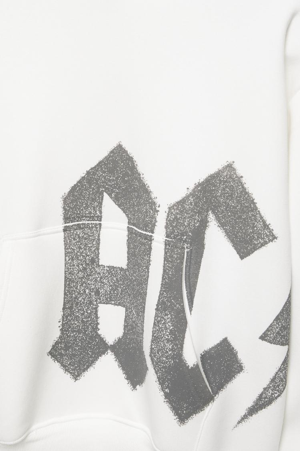 PULL&BEAR Толстовка с капюшоном AC/DC, белый