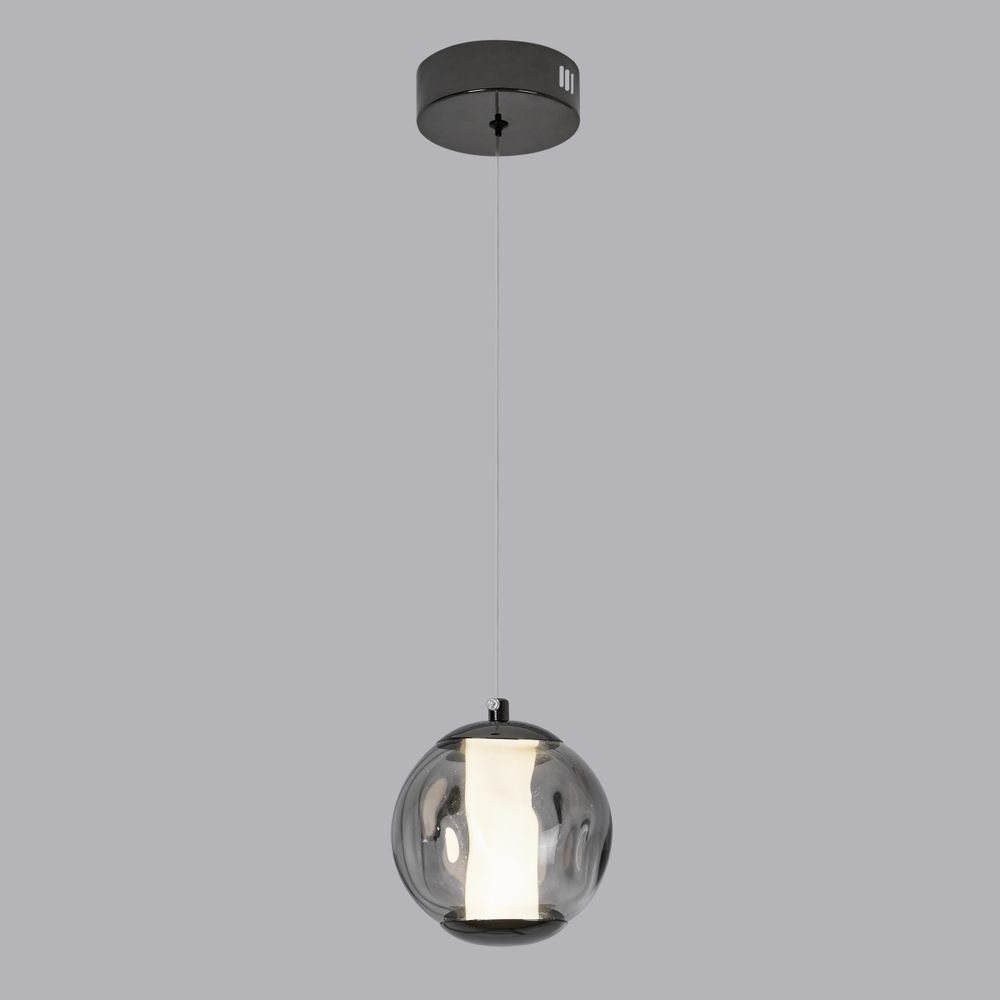 Подвесной светильник OD2437-1 pearl black/smoke