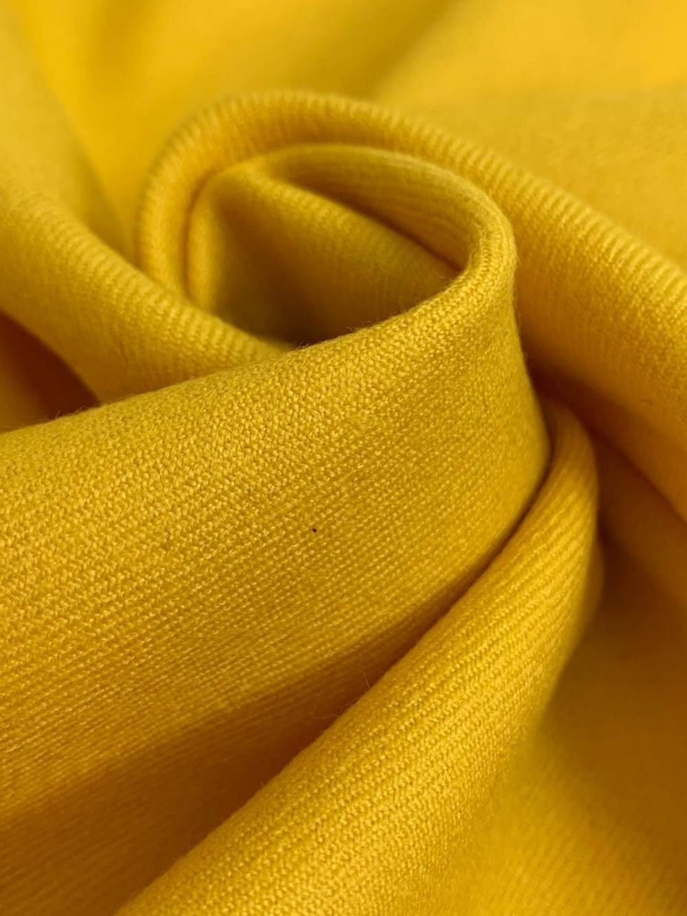 Плательная шерсть, желтый (отрез 1,45м)