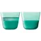 Набор стаканов arc contrast, 260 мл, бирюзовые, 2 шт.