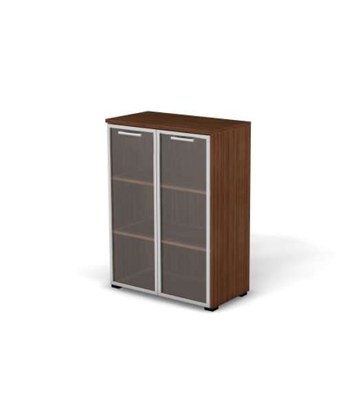 SMART/СМАРТ RS054-78Х44 Шкаф с витриной ал. рама ру-3 з/с xдф 786х436х1078