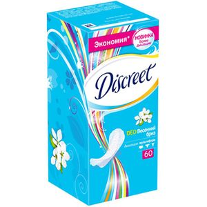 ЕЖЕДНЕВКИ DISCREET DEO SPRING BREEZE (60 ШТ)