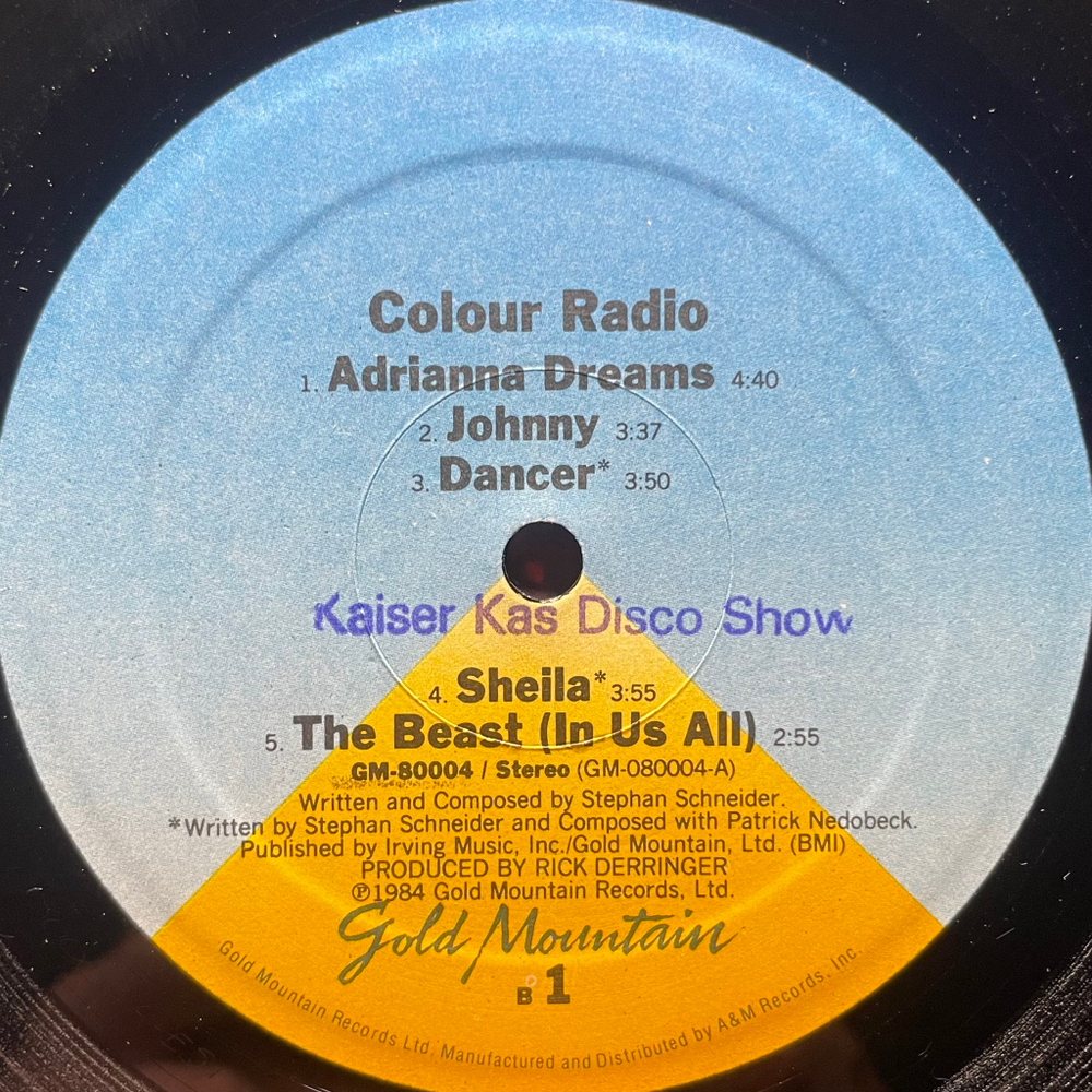 Colour Radio ‎– Colour Radio (США 1984г.)