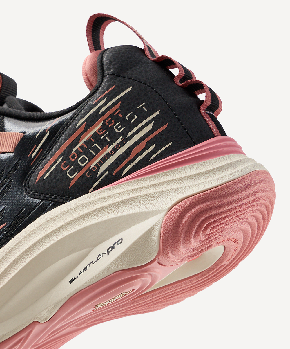 Кроссовки баскетбольные JÖGEL Contest, черный/розовый