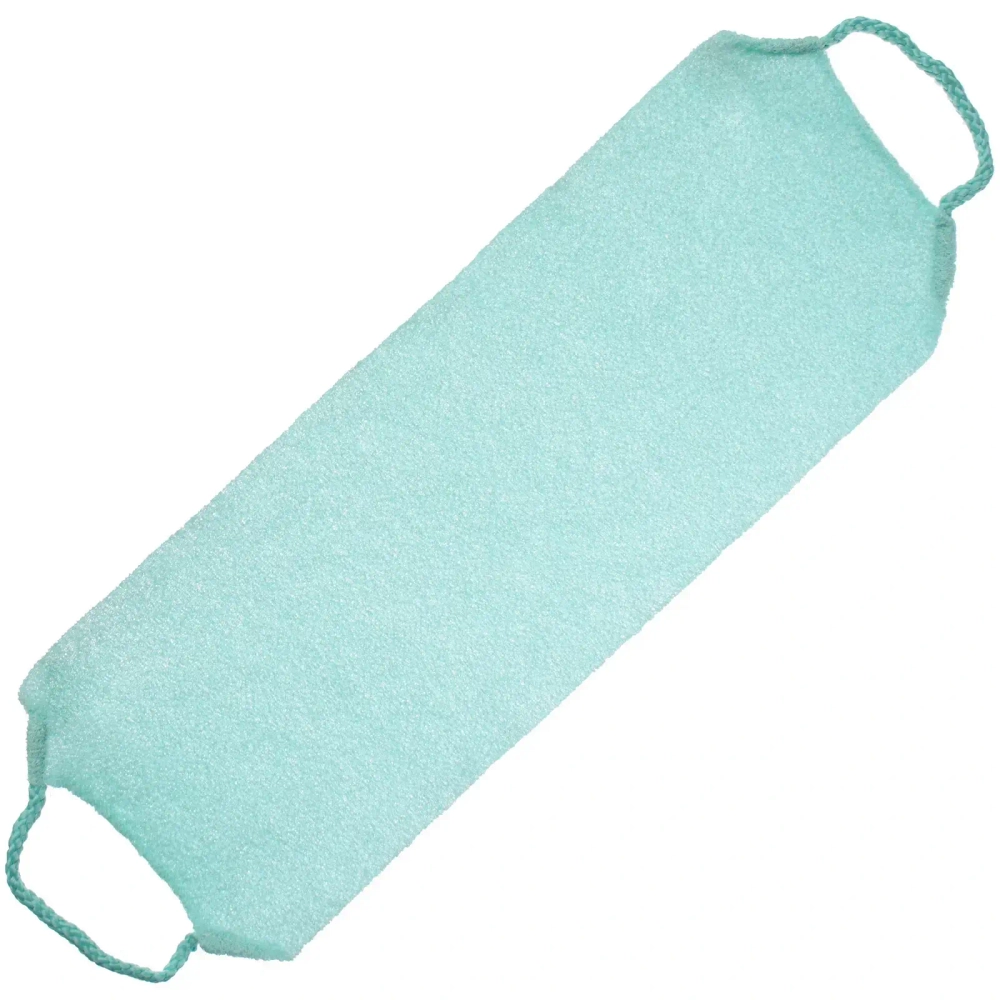 Мочалка скрабирующая японская «Premium - Monako», цвет мятный, 19*45 (растяг. до 90)●