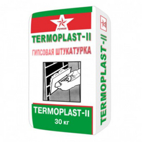 Штукатурка гипсовая Русеан Termoplast 2 белая 30 кг